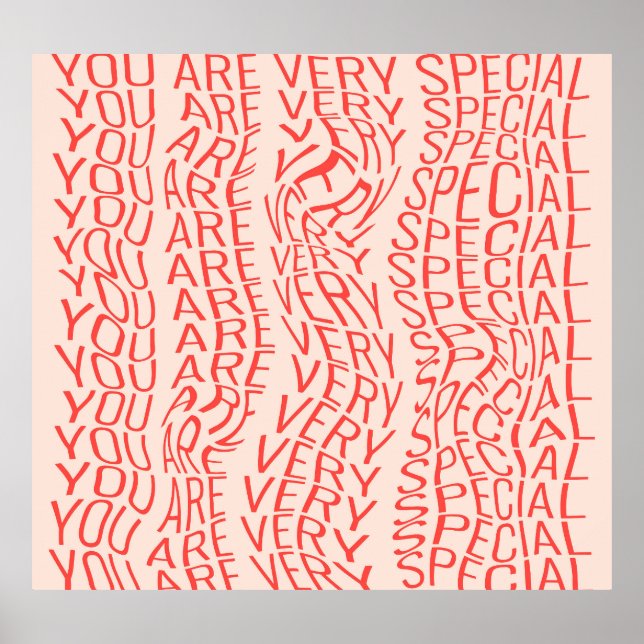 Poster Motivação: Você É Especial (Frente)