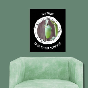 Poster Motivacional É hora de reinventar-se!