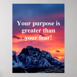 Poster motivacional e Inspiracional