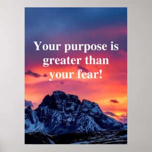 Poster motivacional e Inspiracional