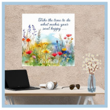 Motivacional Faça sua alma feliz personalizada