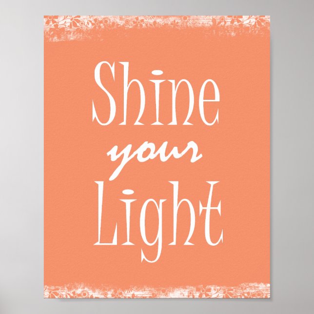 Póster Motivar e inspirar: Iluminar a Luz (Frente)