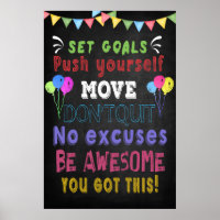Poster Motivational Classroom