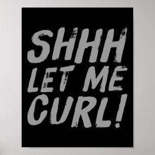 Poster Motivational Funny Gym Humor Biceps ganha Shell