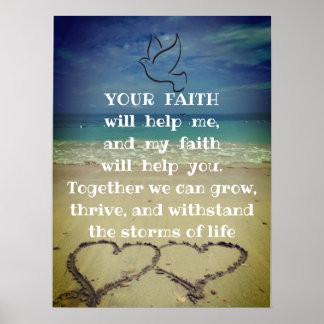 Poster Motivational Life And Faith inspiration Cote