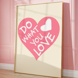 Poster Motivational Self Love Cote Trendência Estética