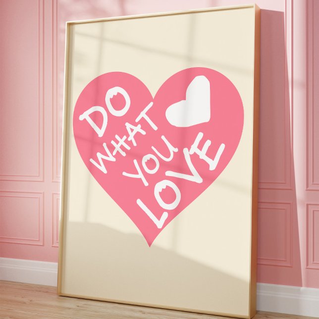 Poster Motivational Self Love Cote Trendência Estética (Criador carregado)