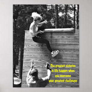 POSTER MOTIVATIVO para superar obstáculos
