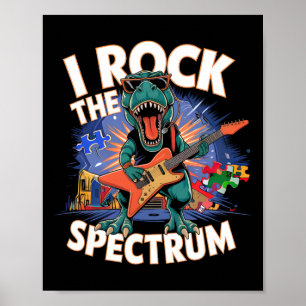 Poster Motivei a Mãe no Espectro do Autismo Rockin 'I Roc