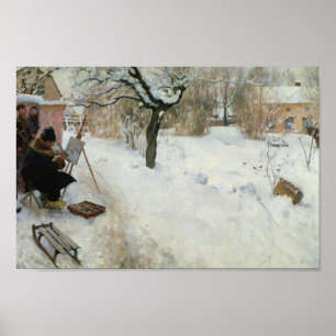 Póster Motivo Åsögatan do inverno