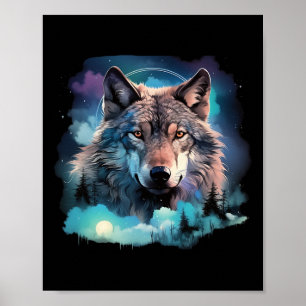 Poster Motivos De Caça Ao Lobo Da cinza1