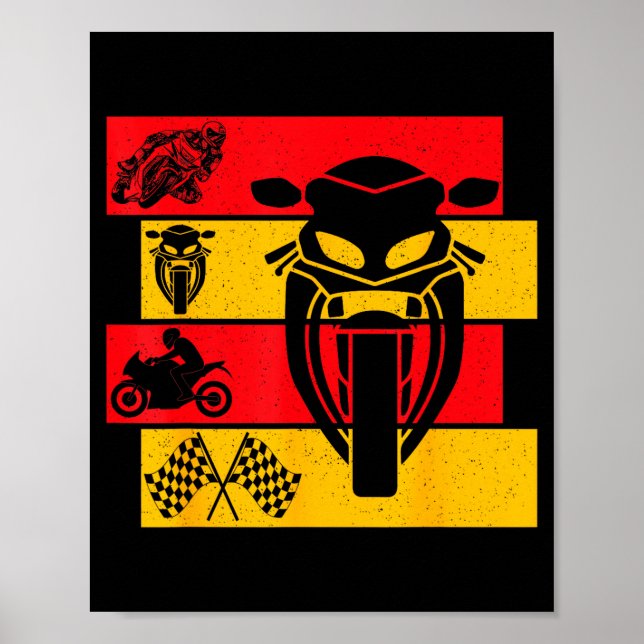 Poster Moto Gp Motorcycle Gp Racing Motorcycles Biker Boy (Frente)