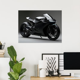 Poster Moto Preta