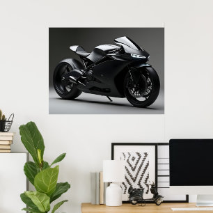 Poster Moto Preta