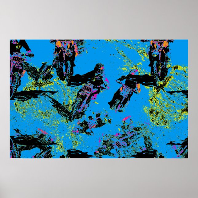 Poster Moto-xing - Motocross Racers (Frente)