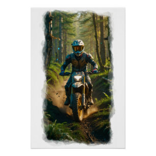 Póster Moto-xing - Pilotos de Motocross