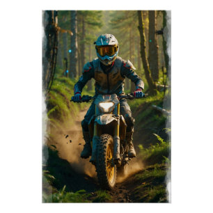 Póster Moto-xing - Pilotos de Motocross  