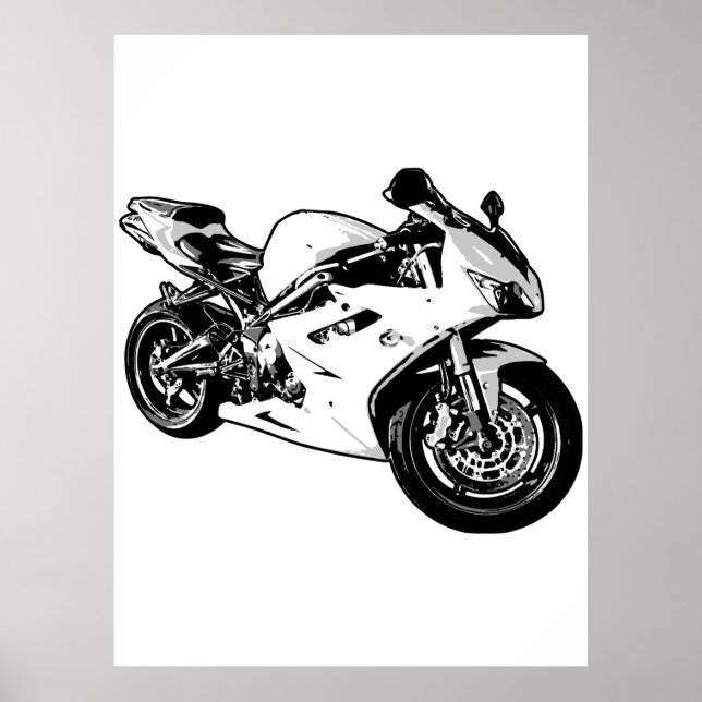 Poster Motocicleta (Frente)