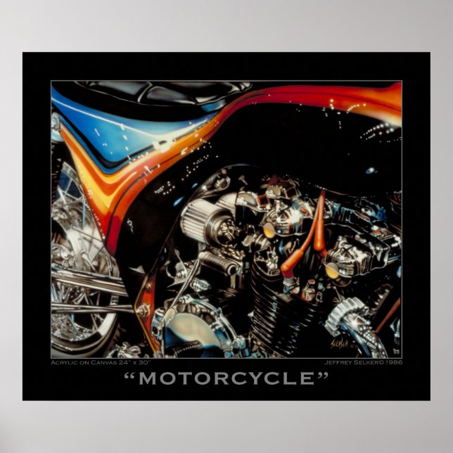 Poster Motocicleta (Frente)