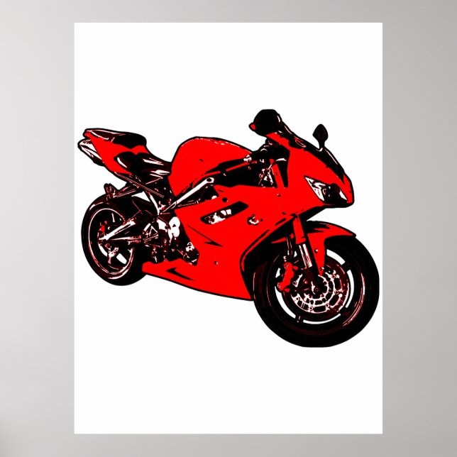 Poster Motocicleta (Frente)