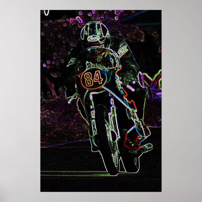 Poster Motocicleta 2 (Frente)