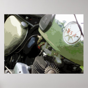 PÓSTER MOTOCICLETA CLÁSSICA 9