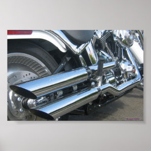 Póster Motocicleta de Harley