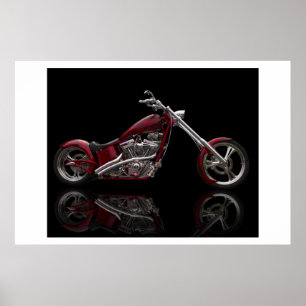 Poster Motocicleta de helicóptero personalizado