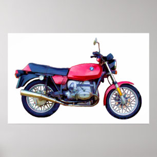 Póster Motocicleta de Mike Garrett