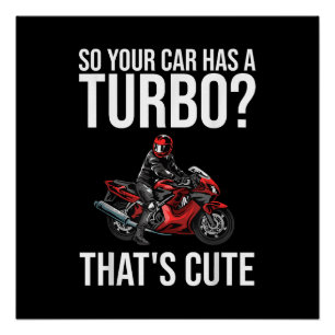 Póster Motocicleta engraçada Homens Presentes Mulheres Mo