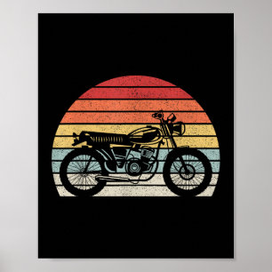 Poster Motocicleta Vintage Retro