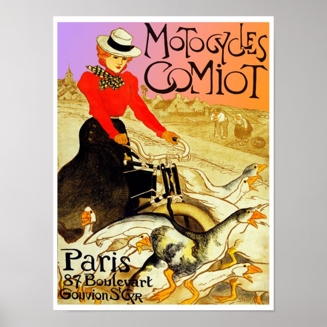 Poster Motocicletas Comiot (Frente)