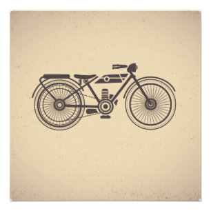 Póster Motocicletas velhas