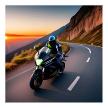 Motociclista invadindo a Estrada Cênica das Montan