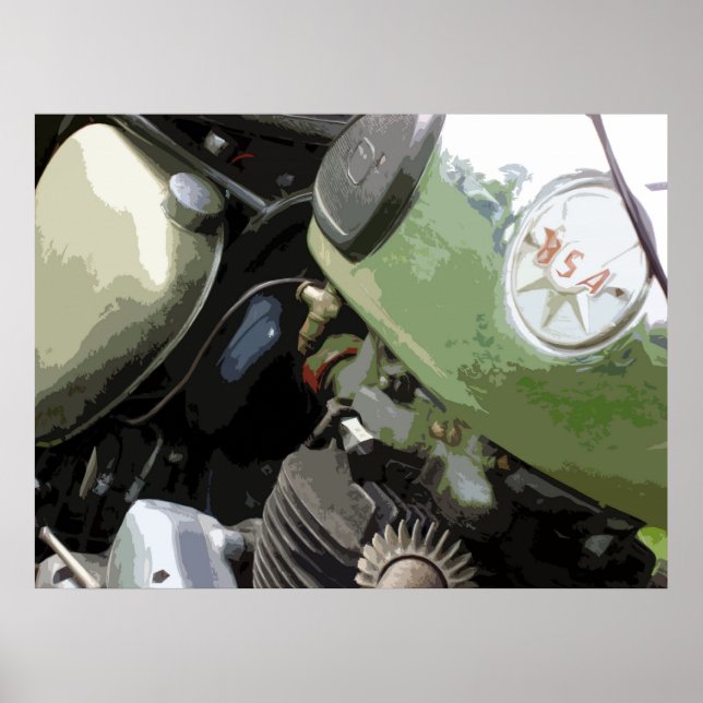 PÓSTER MOTOCICLO CLÁSSICO 9 (Frente)