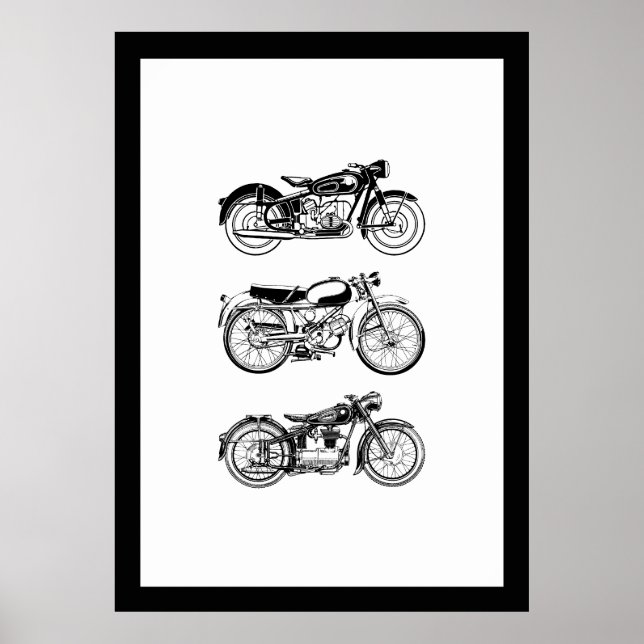 Poster Motociclos (Frente)