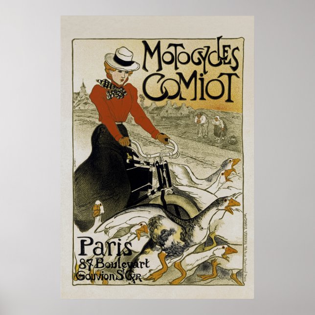 Póster Motociclos Comiot (Frente)