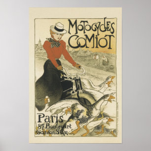Poster Motociclos Comiot Paris