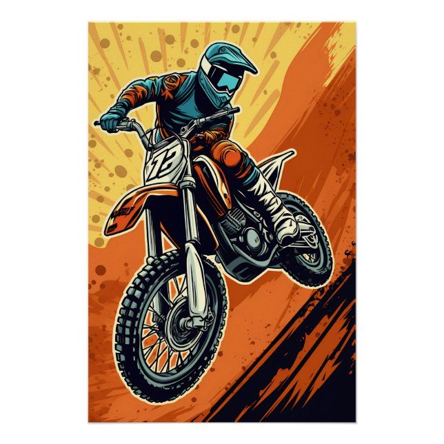 Póster Motocross (Frente)