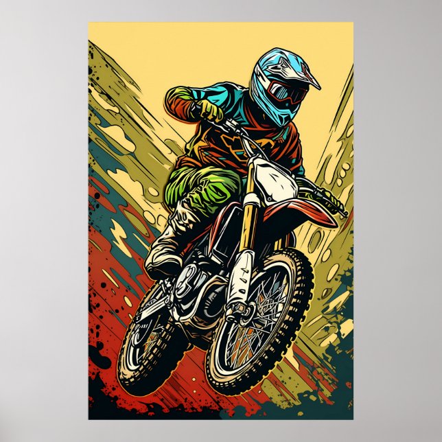 Poster Motocross (Frente)