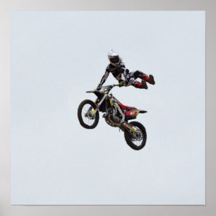 Poster Motocross do truque