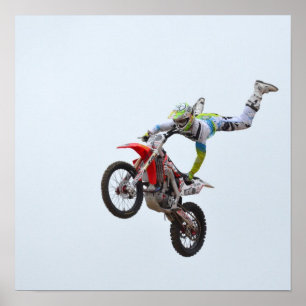 Póster Motocross estilo livre