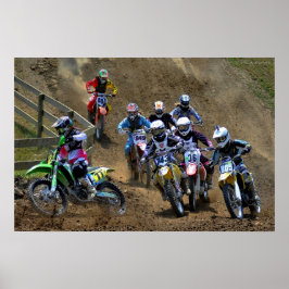 Poster Motocross Feminino