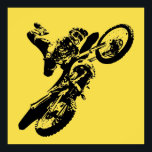 Póster Motocross Pop Art Motocross amarelo Esporte a moto<br><div class="desc">Esporte Pensado Digitalmente em Arte Editada - Impressão de Poster de Motocross - Arte de Pop Universitária - Imagens de Computador - A única maneira de fazer trabalho excelente é amar o que você faz.</div>