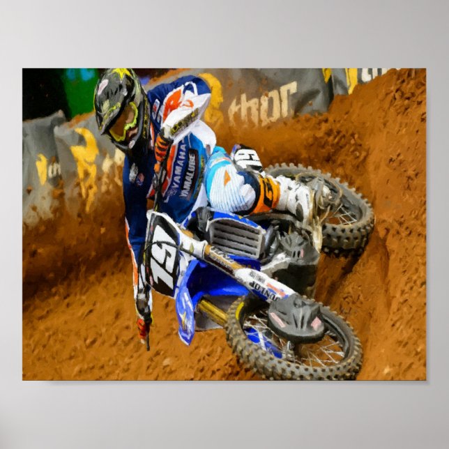 Poster Motocross Racing (Frente)