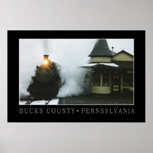 Póster Motor a vapor