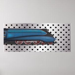 Póster Motor a vapor