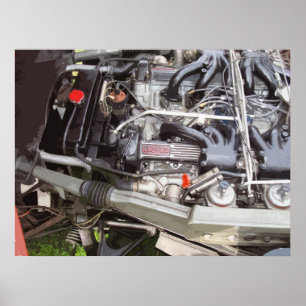 PÓSTER MOTOR CLÁSSICO DE E-TYPE