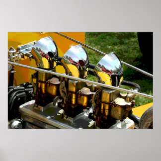 Poster Motor de corrente quente -