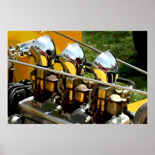 Poster Motor de corrente quente - (Frente)